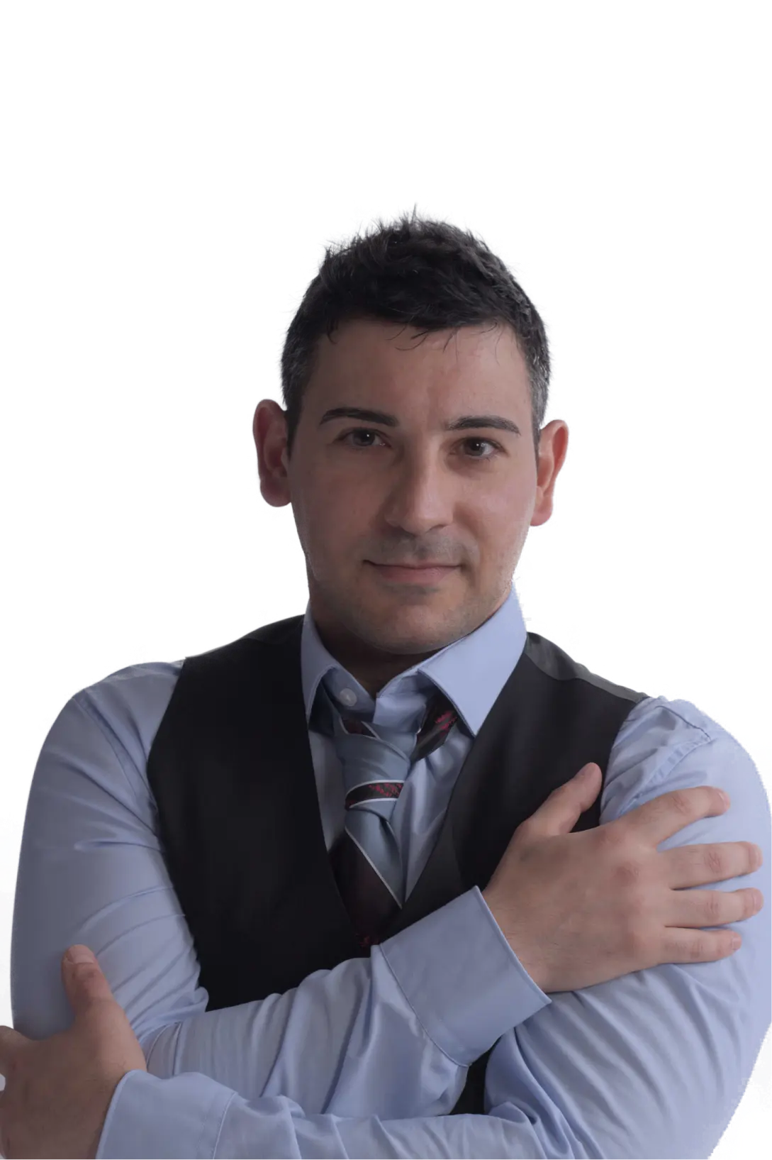 Porträt von Mirko Tardio im Anzug